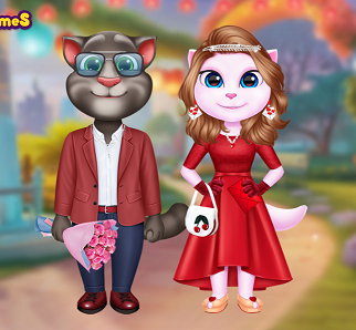 Kitty Couple Lovely Valentine